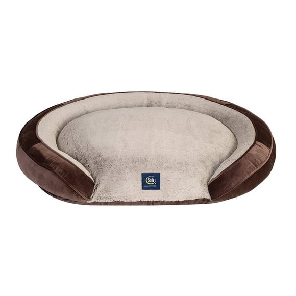 Serta Oval Couch Cat & Dog Bed Large, Choose Color