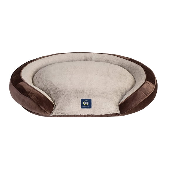Serta Oval Couch Cat & Dog Bed Large, Choose Color