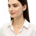 thumbnail image 5 of Diamond Cut Bismark Chain Necklace in 14K Gold, 5 of 6