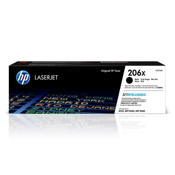 HP 206X, Black Original LaserJet Toner Cartridge