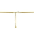 thumbnail image 3 of Oval Amethyst Pendant Snake Chain Necklace in 14K Gold, 3 of 8