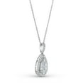 thumbnail image 2 of 0.60 CT. T.W. Diamond Halo Pendant in 14K Gold, 2 of 4
