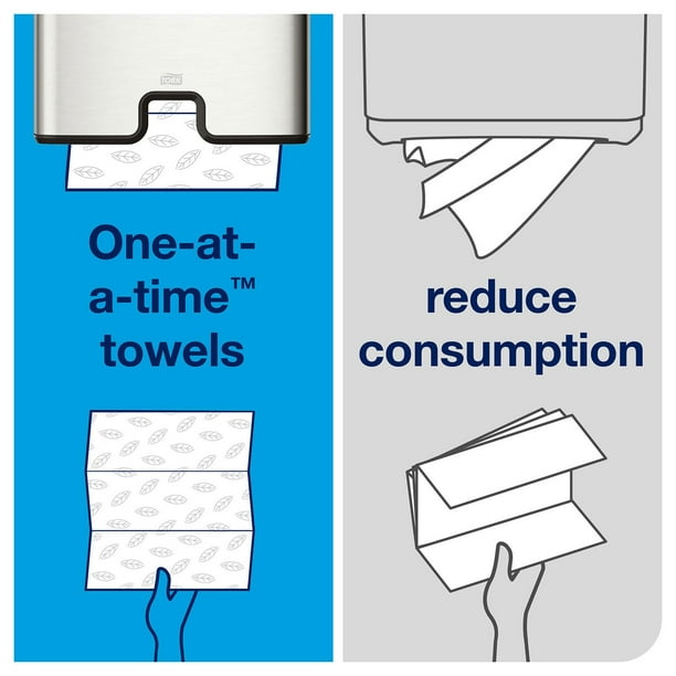 Tork Premium Soft Xpress Multifold 2-Ply White Blue Leaf Hand