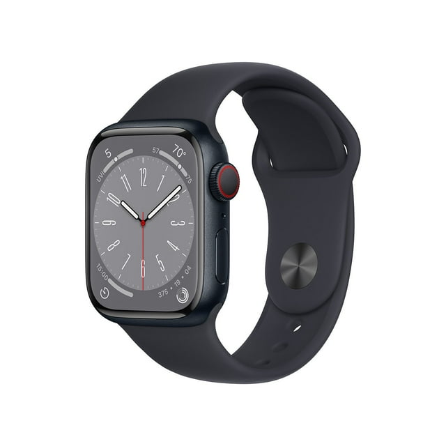 Apple Watch Series 8 GPS + Cellular 41mm Aluminum Case with Sport Band and Band Size
