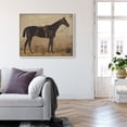thumbnail image 3 of Emil Volkers - Brauner im Stall Traditional Canvas Print by Oliver Gal Prints, 3 of 4