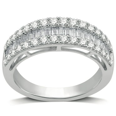 Semi Eternity Diamond Band in 14K Gold