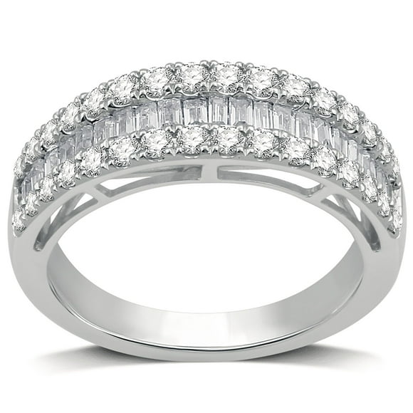 Semi Eternity Diamond Band in 14K Gold