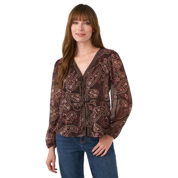 Edited by Maren Morris Women's Boho Blouse