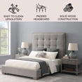 thumbnail image 2 of Cape Cod Tufted Fabric Queen Bed, 2 of 9