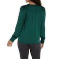 thumbnail image 2 of Express Women's Satin V-Neck Top, 2 of 7