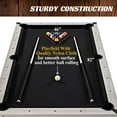 thumbnail image 3 of Barrington Billiards Monteray 7’ Drop Pocket Pool Table, 3-in-1 Dining Top & Table Tennis with Game Accessories, 3 of 7