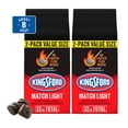 thumbnail image 1 of Kingsford Match Light Instant Charcoal Briquettes 2 Pack, 16 Lbs. Each, 1 of 12