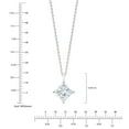 thumbnail image 5 of Lab Created Solitaire Diamond Pendant Necklace in 18K Gold, 5 of 7