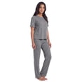thumbnail image 2 of C&C California Women's Two-Piece Soft Pajama Set, 2 of 7