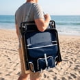 thumbnail image 3 of Logo Brands Dallas Cowboys Reclining Beach Chair, 3 of 6