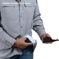 thumbnail image 7 of Habit Men's Long Sleeve 50+ UPF Fishing Shirt, 7 of 9