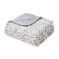 thumbnail image 2 of Tahari Home Reversible Printed Plush Throws, 50" x 60", 2 of 5
