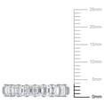 thumbnail image 3 of 0.95 CT. T.W. Emerald-Cut Diamond Semi-Eternity Ring in 14k Gold, 3 of 7