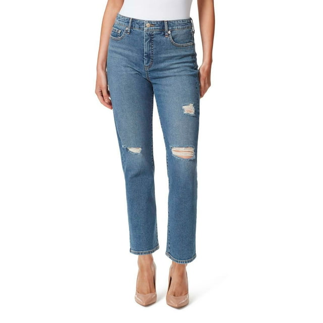 Jessica Simpson Women's Spotlight High Rise Straight Jean
