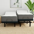thumbnail image 4 of LulaaBED 12" Soft & Firm Flippable Memory Foam Mattress & Adjustable Base Set, 4 of 13