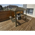 thumbnail image 4 of Sojag Mykonos Aluminum and Steel Outdoor Grill Shelter, Dark Gray 5' x' 8, 4 of 4