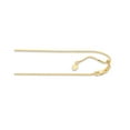 thumbnail image 2 of Adjustable Box Link Chain Necklace in 14K Gold, 0.70mm, 2 of 4