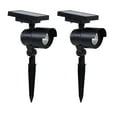 thumbnail interactive-video image 1 of Member's Mark Matte Black LED Solar Spot Lights, 2-pack, 1 of 8