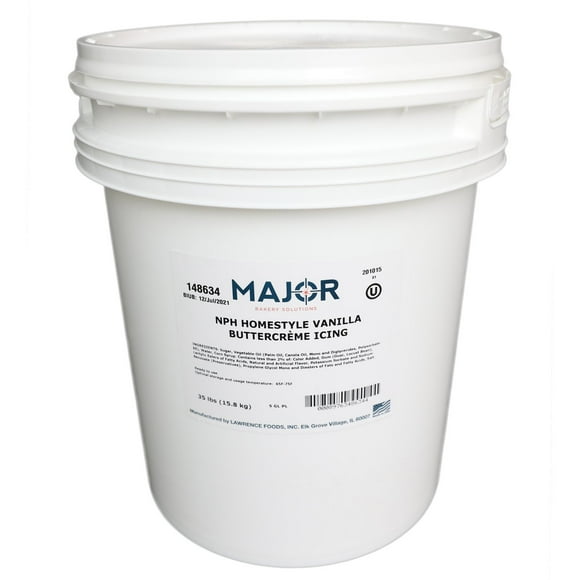 Major DecoCremes Icing, White, 35 lbs.