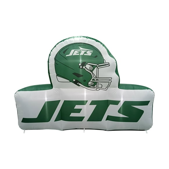 Logo Brands New York Jets Pre-Lit 7’x10’ Team Inflatable