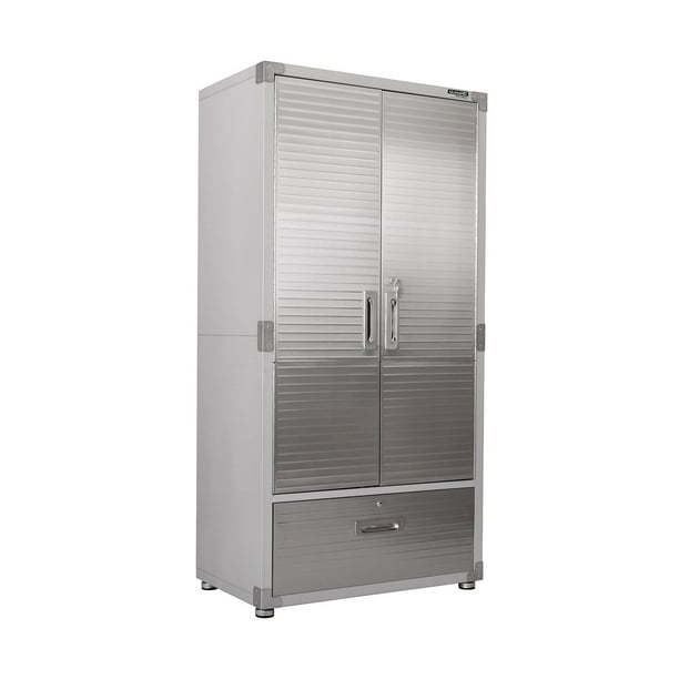 Seville Classics UltraHD Storage Cabinet with Bottom Drawer, 36” W