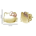 thumbnail image 4 of Hello Kitty Stud Earrings In 14K Gold, 4 of 5