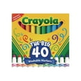 thumbnail image 1 of Crayola Washable Markers, Broad Point, Assorted Classic Colors, 40/Set, 1 of 5