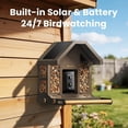 thumbnail image 2 of Birdfy Smart Metal Bird Feeder with Built-in Solar Panel and AI Camera, 2 of 8