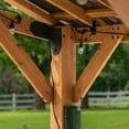 thumbnail image 11 of Backyard Discovery Norwood Cedar Gazebo with PowerPort, Choose Size, 11 of 15