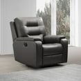 thumbnail image 9 of Waylen Top-Grain 3-Piece Leather Reclining Set, 9 of 19