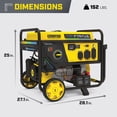 thumbnail image 6 of 6,250 / 5,000 Watt Champion Electric Start Tri Fuel RV Ready Portable Generator with CO Shield, LPG and NG Hoses - 201602, 6 of 10