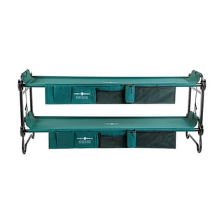 Large Disc-O-Bed Bunkable Cots with 2 Side Organizers