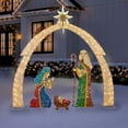 thumbnail image 1 of Member's Mark Pre-Lit Twinkling Nativity Set, 4 pc., 1 of 6