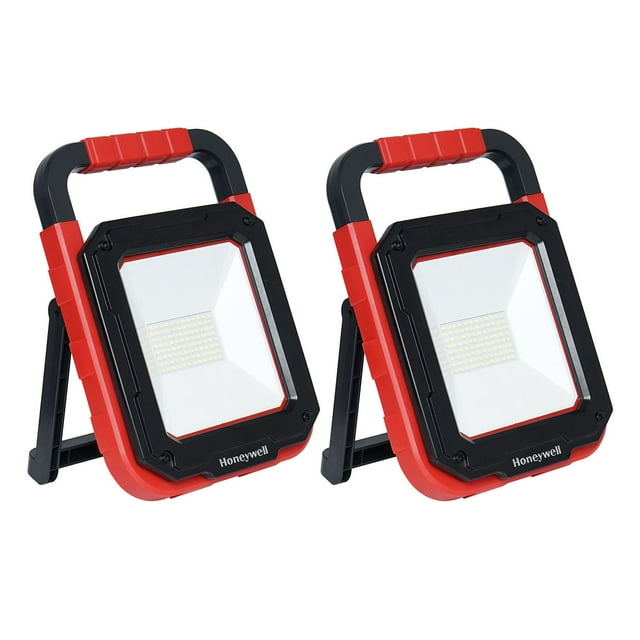 Honeywell 3000 Lumen Rechargeable Portable LED Work Light 2-Pack