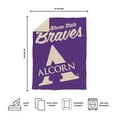 thumbnail image 5 of Logo Brands Alcorn State Braves Luxe Dreams Throw, 60" x 80", 5 of 6