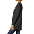 thumbnail image 3 of Hue Women's Long Sleeve Tunic T-Shirt, 3 of 6