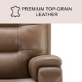 thumbnail image 3 of Waylen Top-Grain Leather Reclining 3-Piece Set, Assorted Colors, 3 of 19