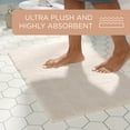 thumbnail image 5 of Town & Country Everyday Ultra Plush Solid Tufted Windowpane Bath Mat 20"x32", 5 of 10