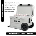 thumbnail image 2 of Igloo 65 Quart Yukon Performance Cooler with Wheels, 2 of 25