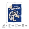 thumbnail image 5 of Logo Brands Fayetteville State Broncos Luxe Dreams Throw, 60" x 80", 5 of 6