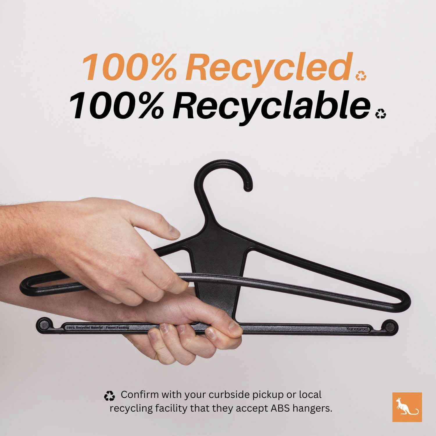 The Original Kangaroo™ Hanger 40-Pack - Made in Wisconsin, USA 