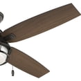 thumbnail image 6 of Hunter 52" Ocala Fresh White Outdoor Damp Rated Ceiling Fan with LED Light Kit and Pull Chain, 6 of 16