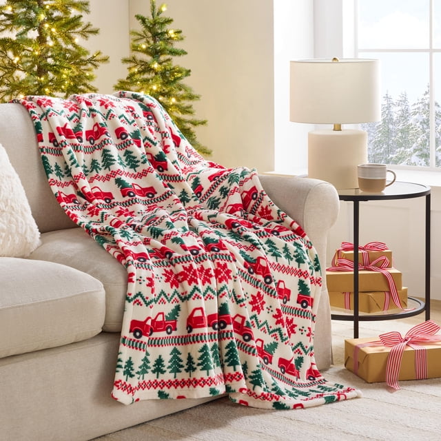 Member's Mark Holiday Lounge Throw, 60" x 70"