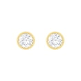 thumbnail image 2 of Lab Created Diamond Earrings in 14K Gold, 2 of 4