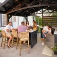 thumbnail image 17 of Range Covered Appliance-Ready Outdoor Kitchen w/ Refrigerator & Sink, 17 of 23